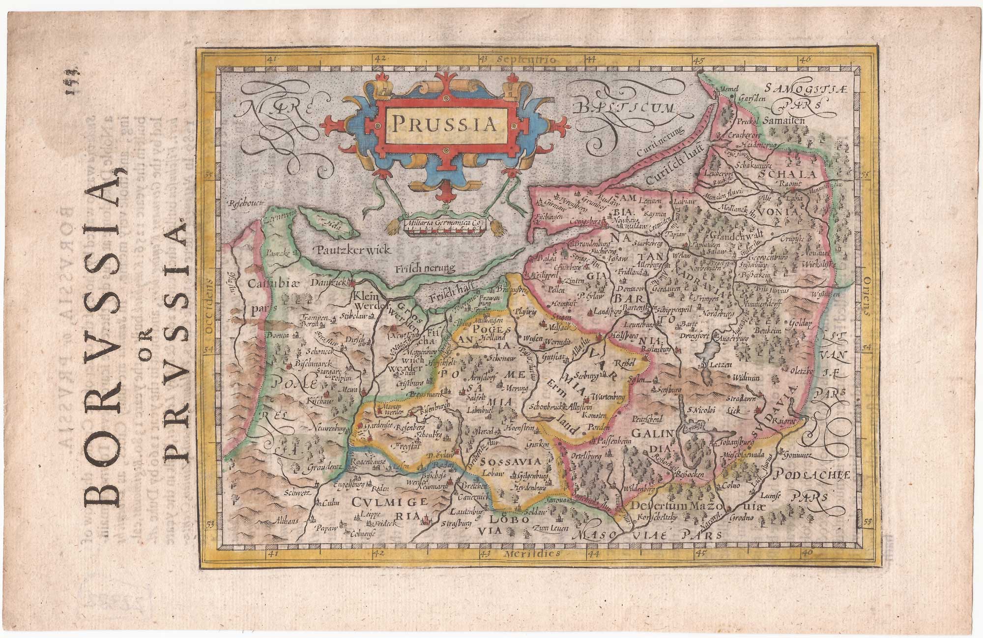 Hondius Prussia English Miniature