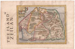 Hondius Sri Lanka English Miniature
