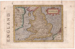 Hondius England English Miniature