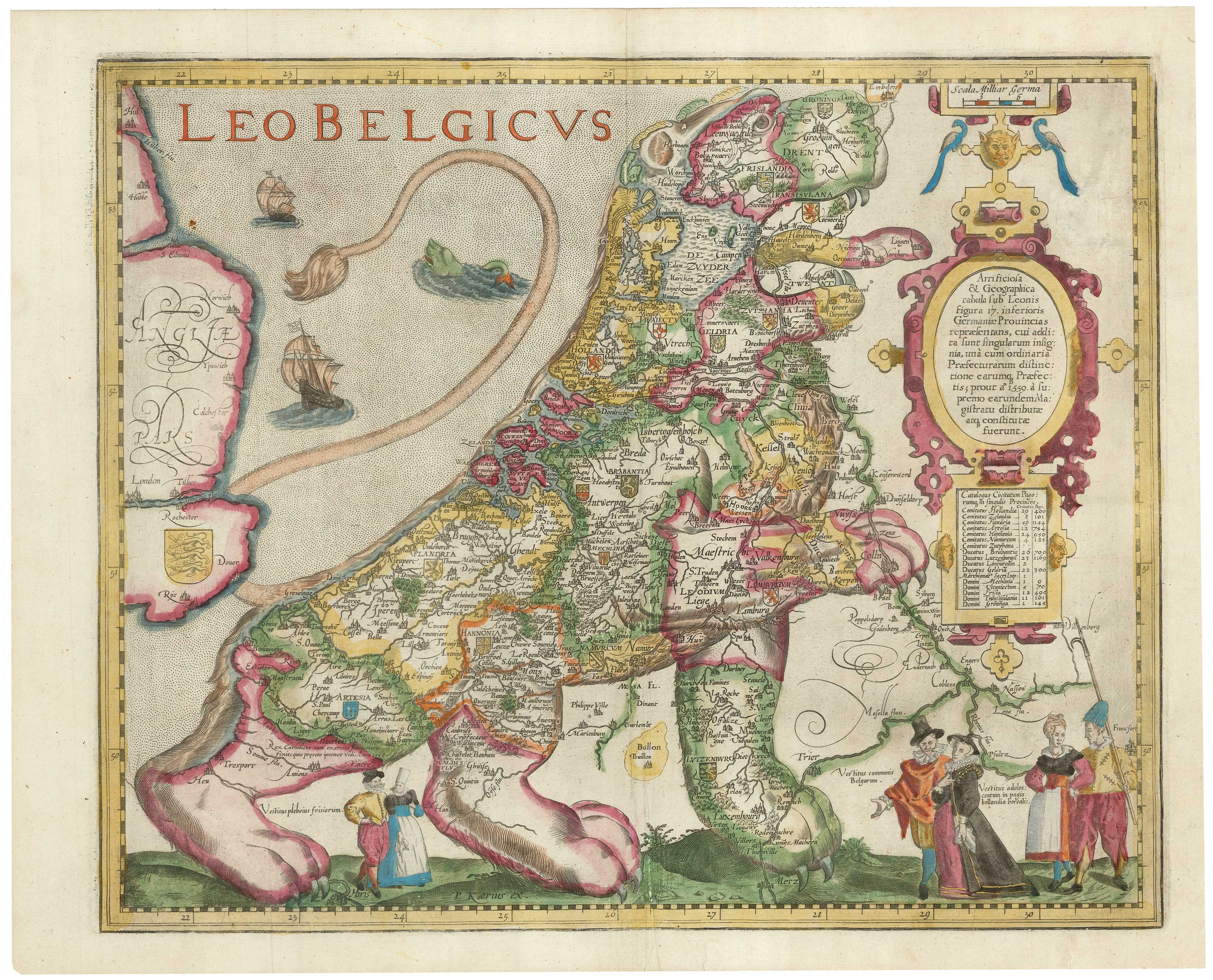 van Langren Leo Belgicus