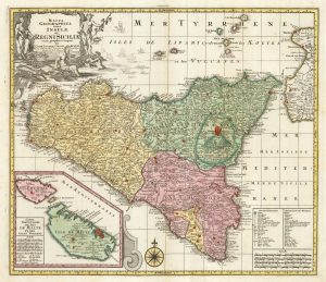 Seutter Sicily and Malta
