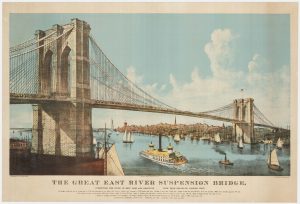 Currier and Ives Brooklyn Bridge