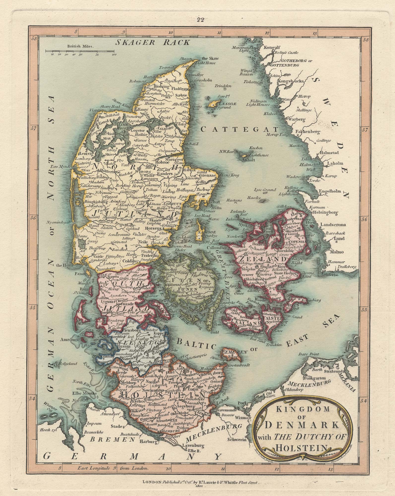 Laurie and Whittle Denmark 1801