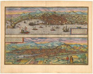 Braun and Hogenberg Genoa and Florence