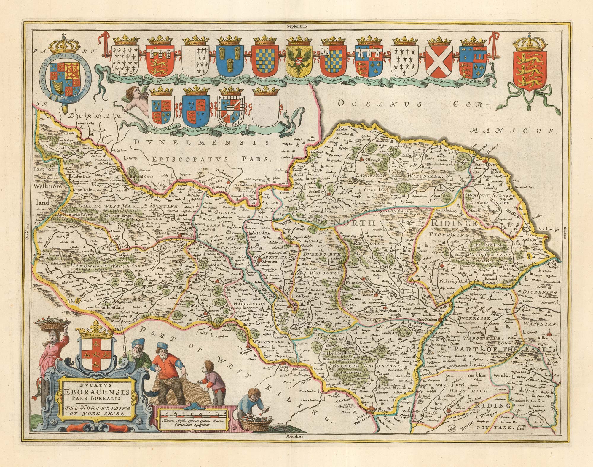 Blaeu Yorkshire North Riding