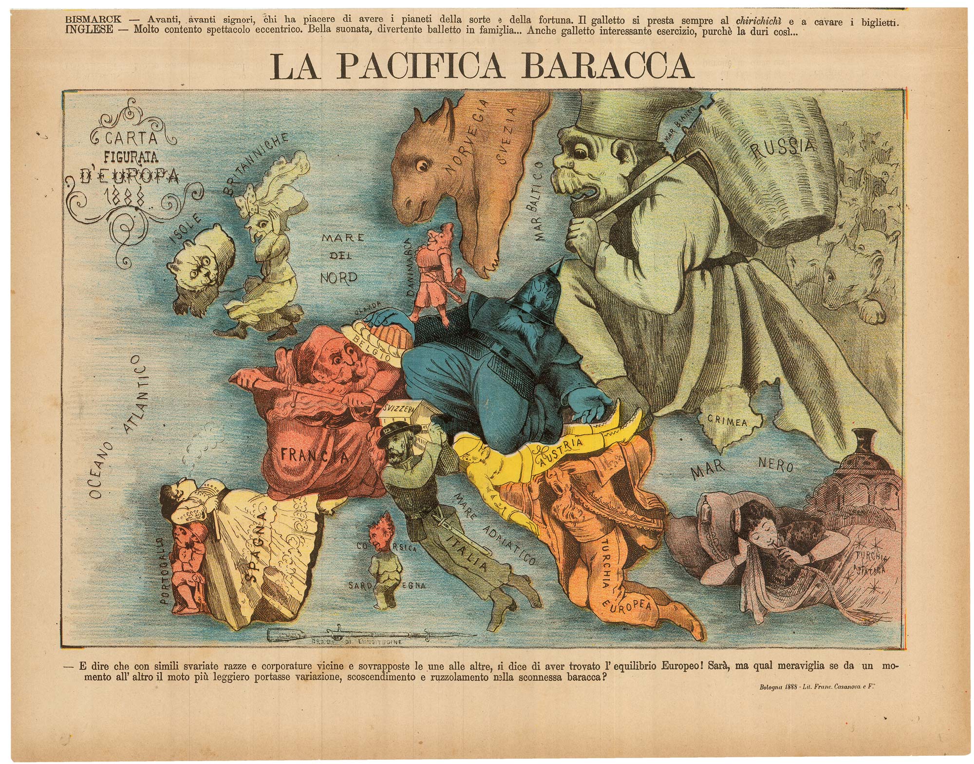Rana Hadol Serio Comic Map of Europe