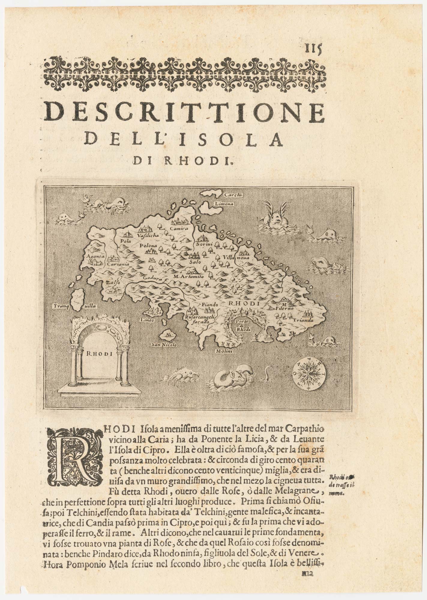 Porcacchi Rhodes