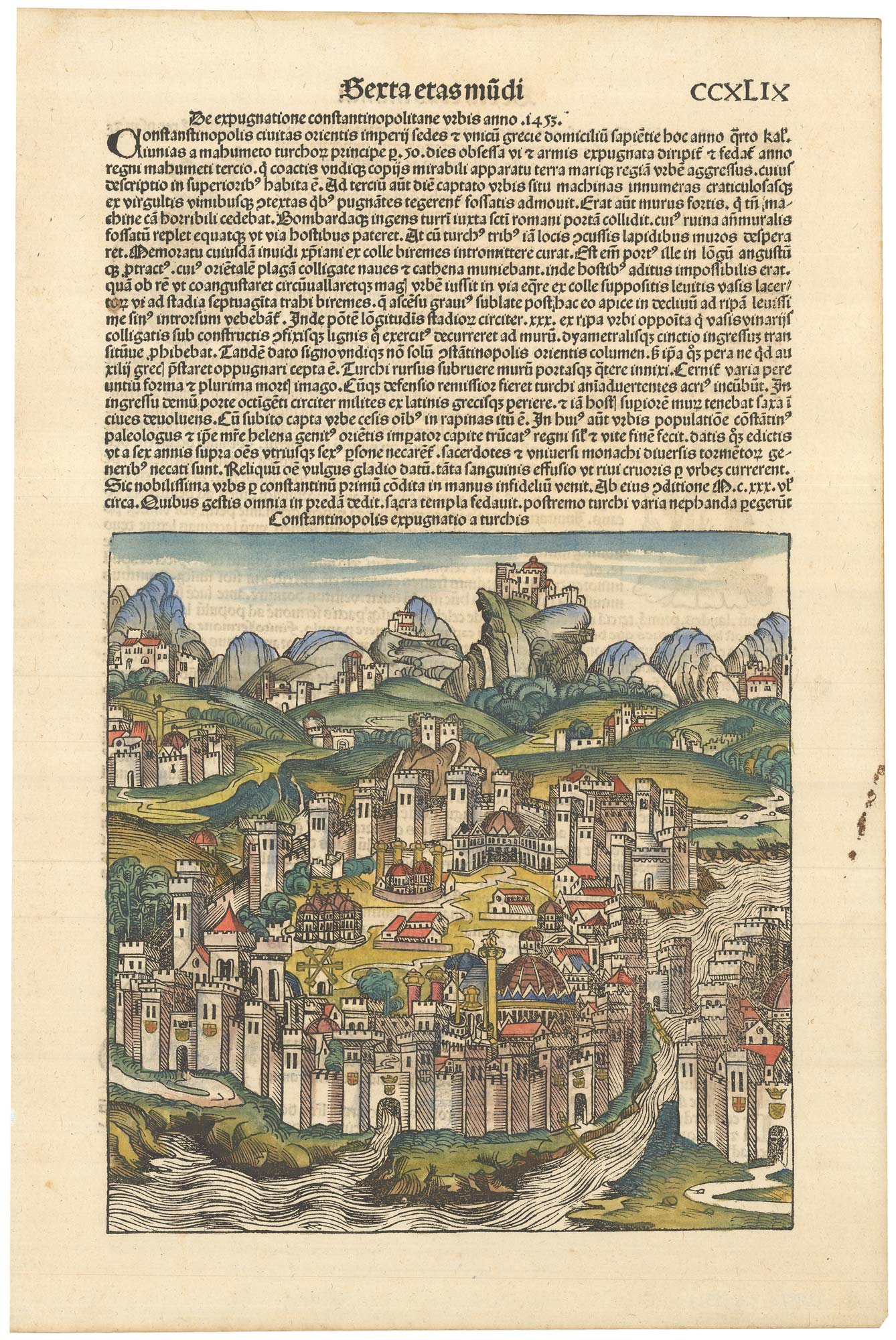 Schedel Constantinople Conquest
