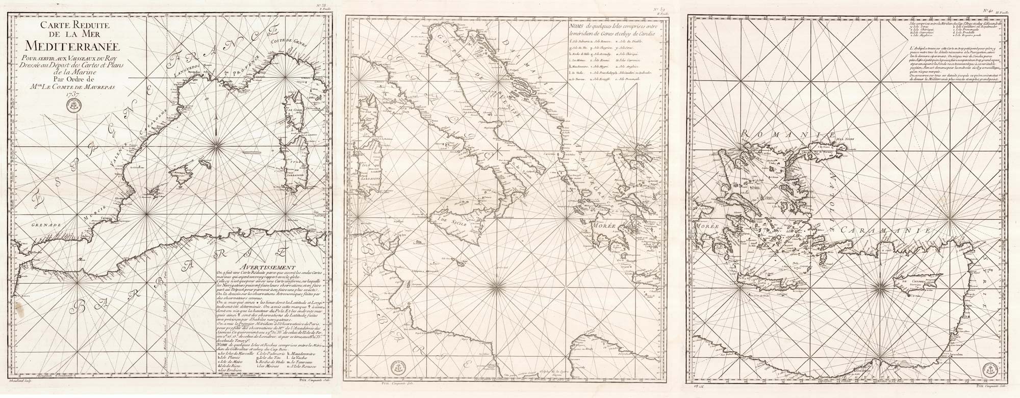 Dheulland Bellin Mediterranean chart