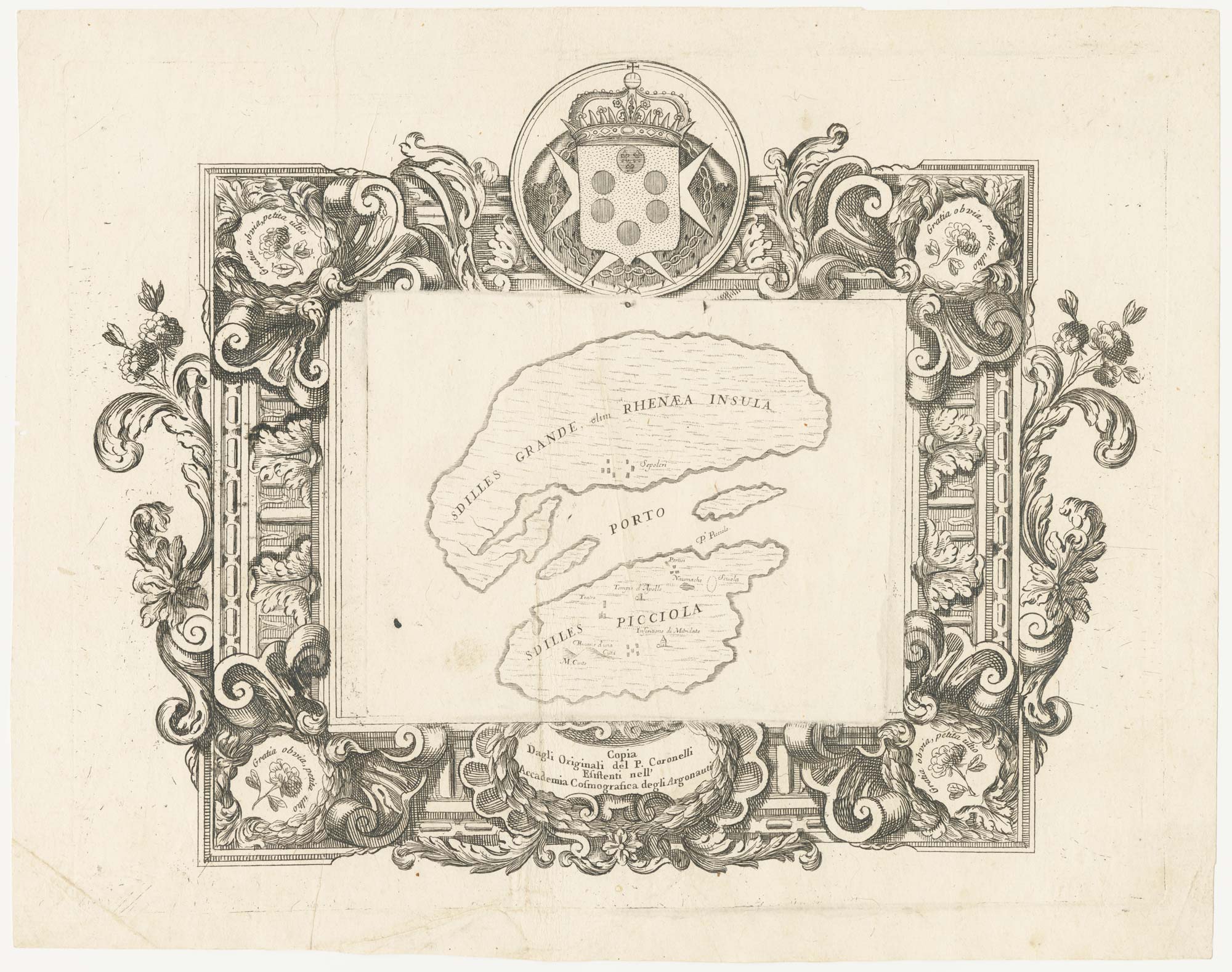 Coronelli Riniea & Delos