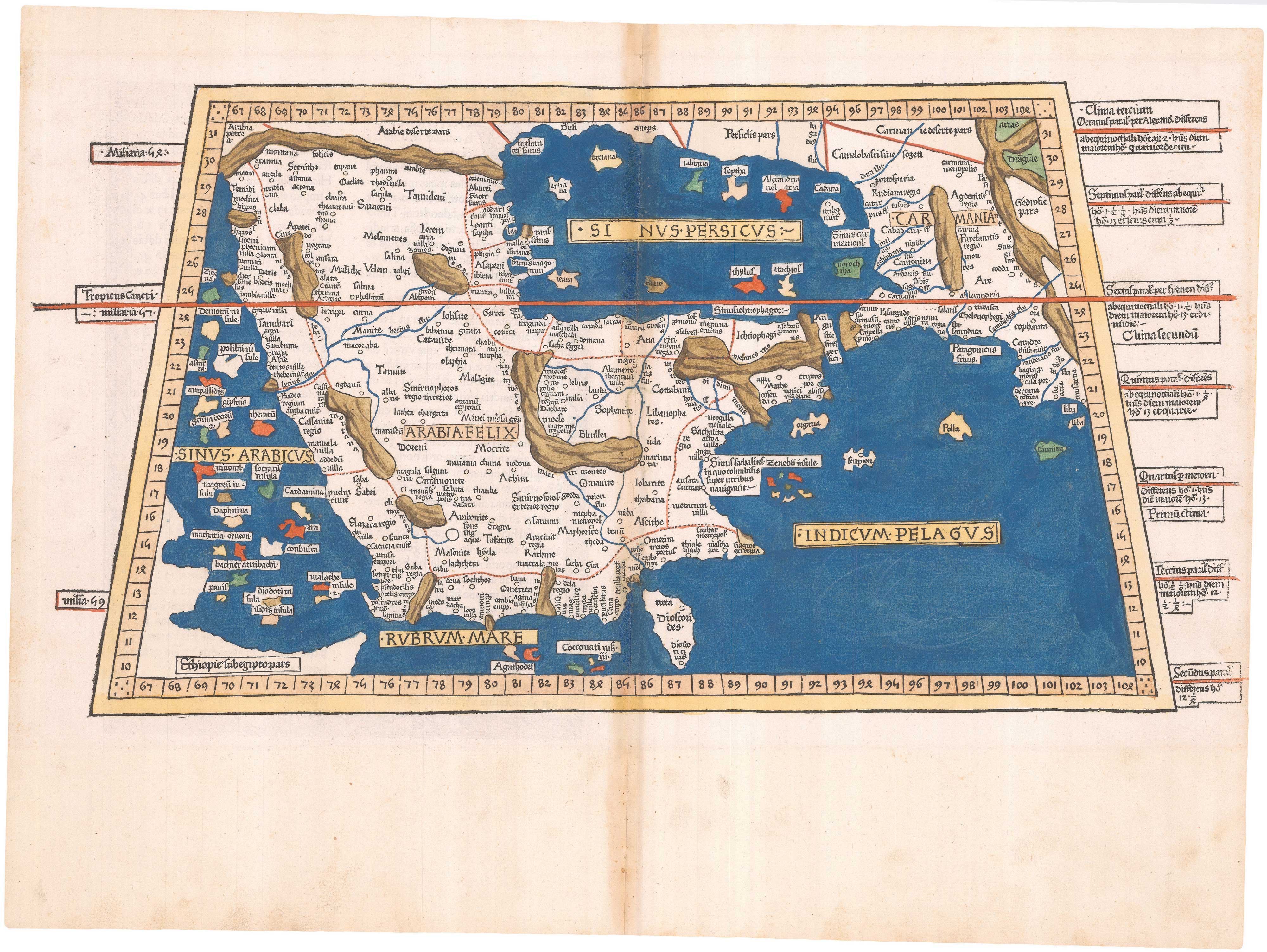 Prolemy Arabia Ulm edition