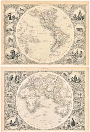 Tallis World Hemispheres