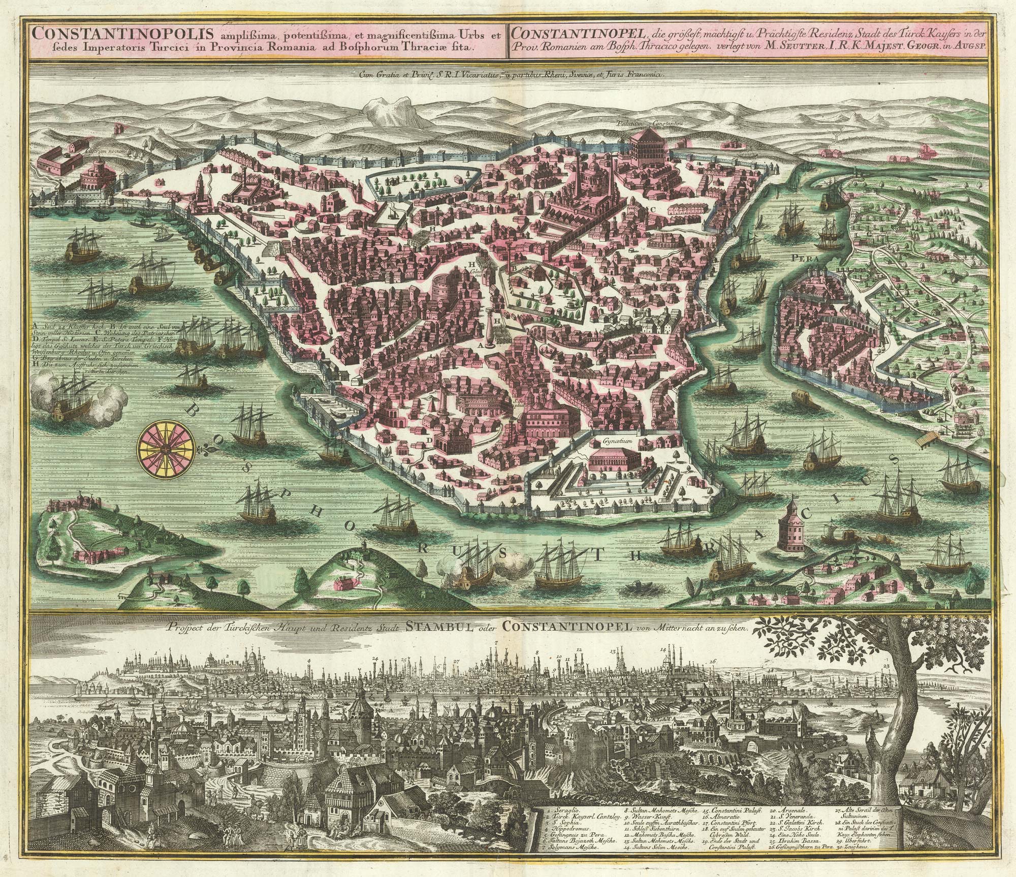 Seutter Constantinople