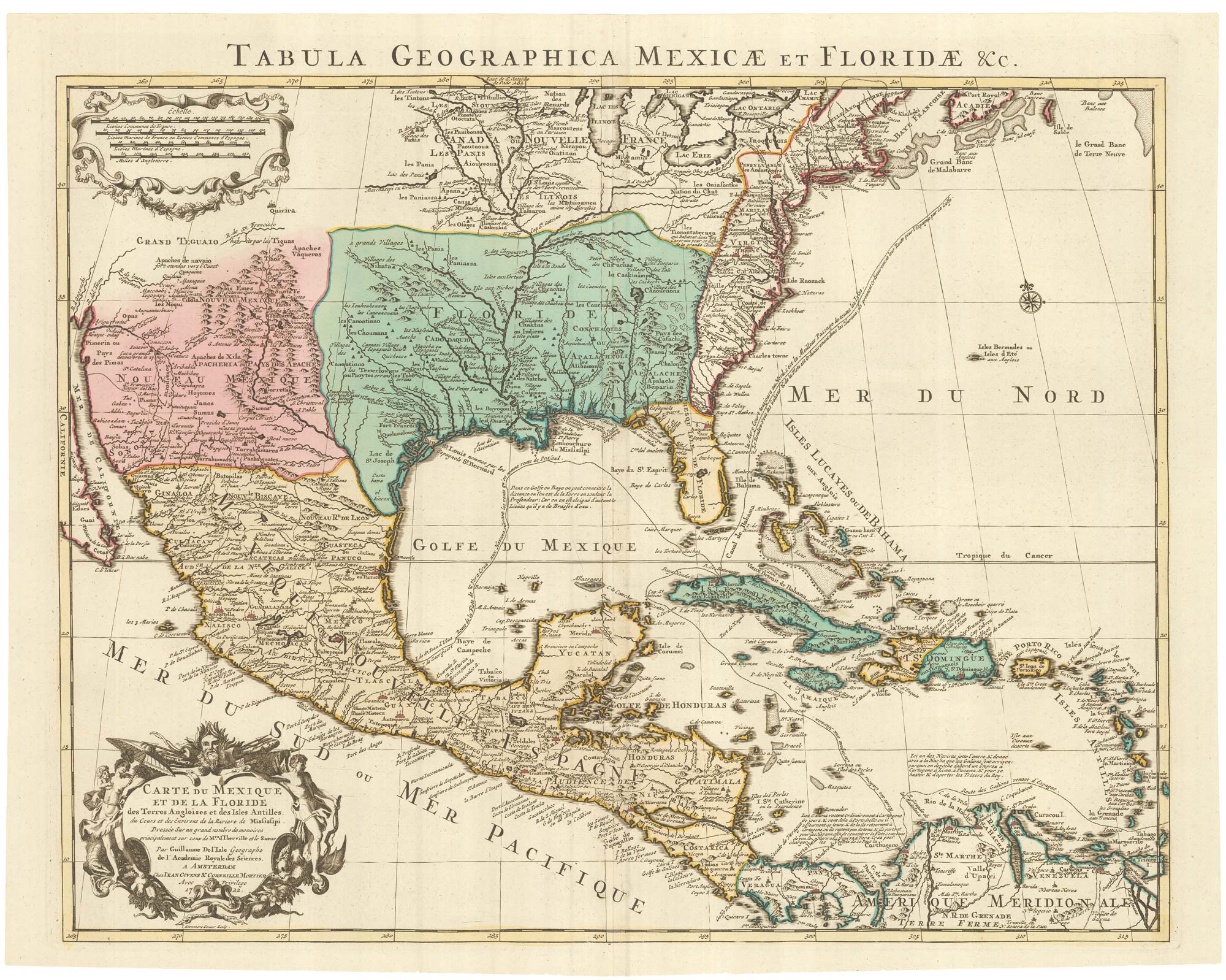 Delisle North America 1722