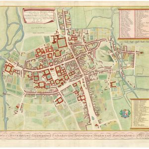 Oxonia Antiqua Instaurata sive Urbis & Academiae Oxoniensis Topographica delineatio by AGAS, Ralph., 1733.