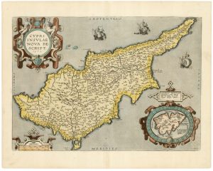 Ortelius Cyprus 1573 State 3
