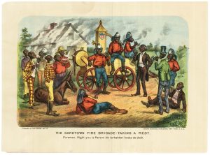 Currier and Ives Darktown Fire Brigade