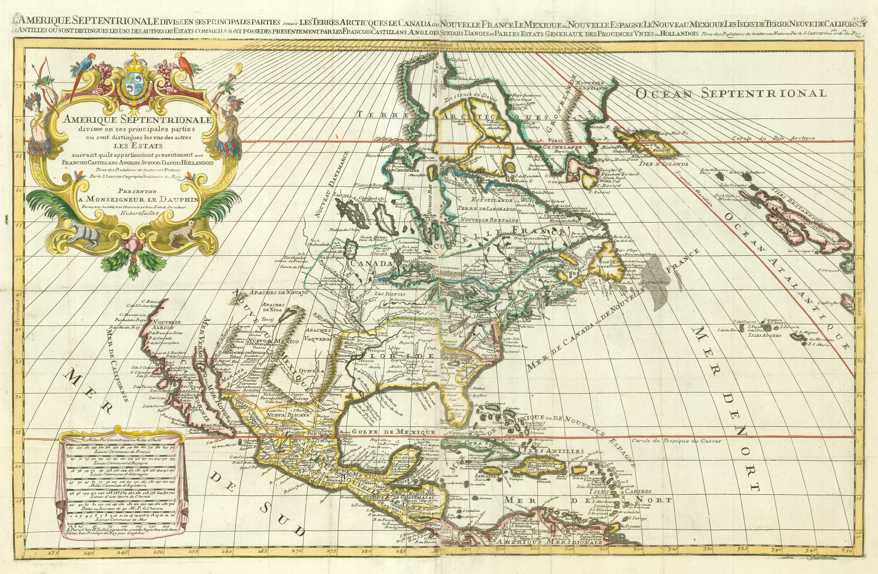 Jaillot North America 2 sheet