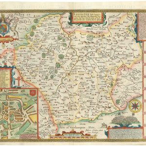 Leicester both Countye and Citie described, By John Speed 1665