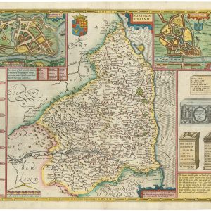 Northumberland. by SPEED, John., 1665.