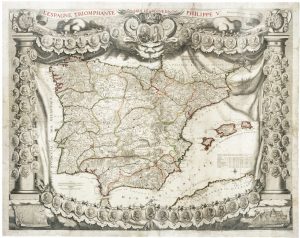 Espagne Triomphante sous le Regne de Philippe V. by FER, Nicolas de., 1704.
