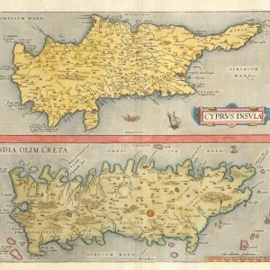 Ortelius Cyprus and Crete