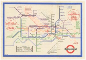 Beck Tube Map 1933 First Issue Variant