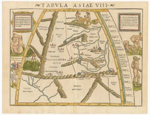 Tabula Asiae VIII. by MUNSTER, Sebastian., 1542.