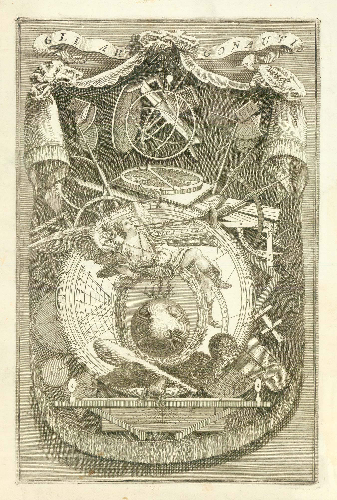 Coronelli Argonauti Instruments frontispiece