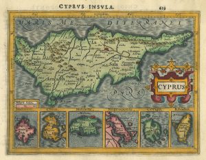 Hondius Cyprus miniature