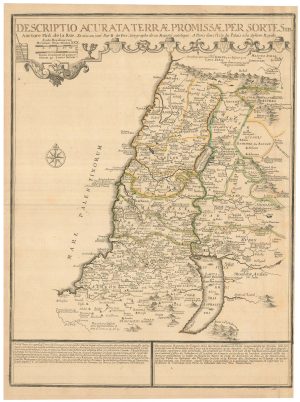 De Fer Holy Land by de la Rue