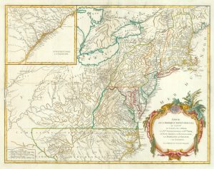 Robert de Vaugondy Eastern Seaboard