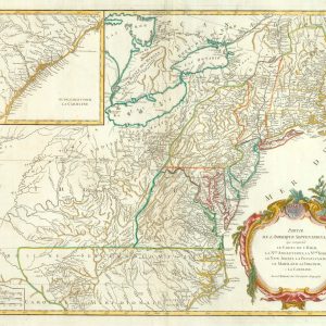Robert de Vaugondy Eastern Seaboard