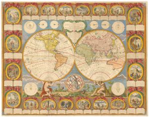 Clouet World wall map