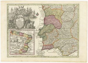 Seutter Portugal miniature