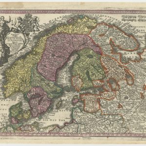 Seutter Scandinavia miniature