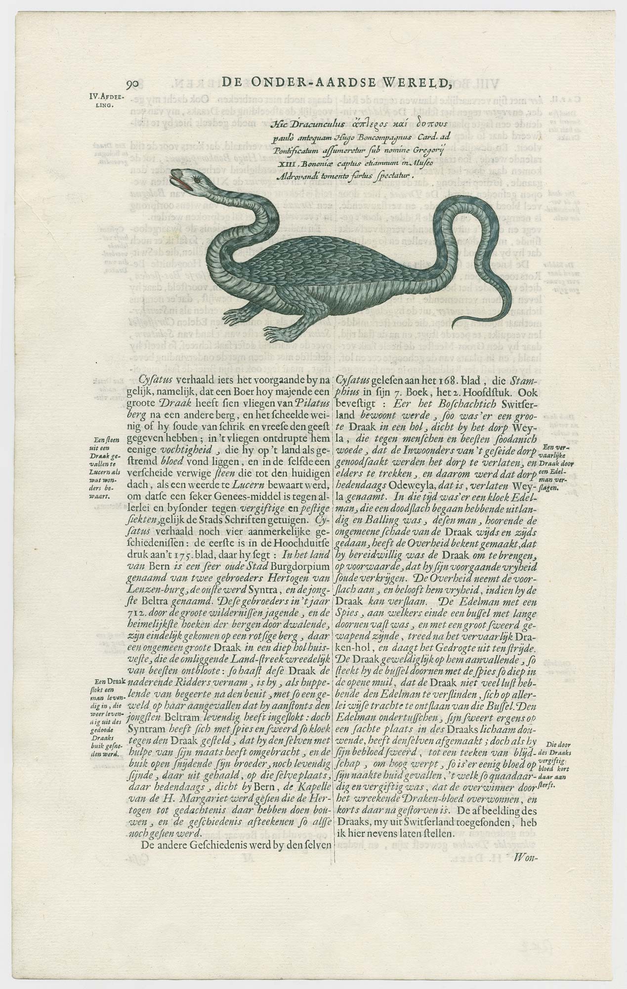 Kircher Dragon of Bologna