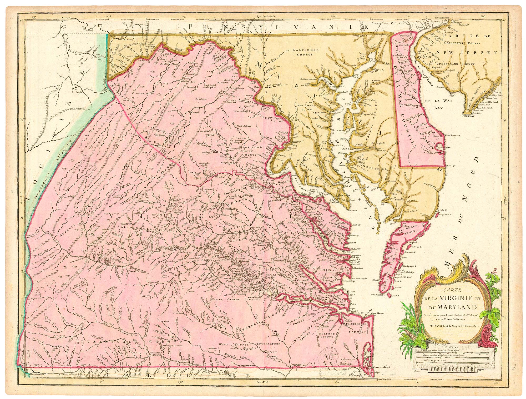 Fry and Jefferson Virginia French edition 1793