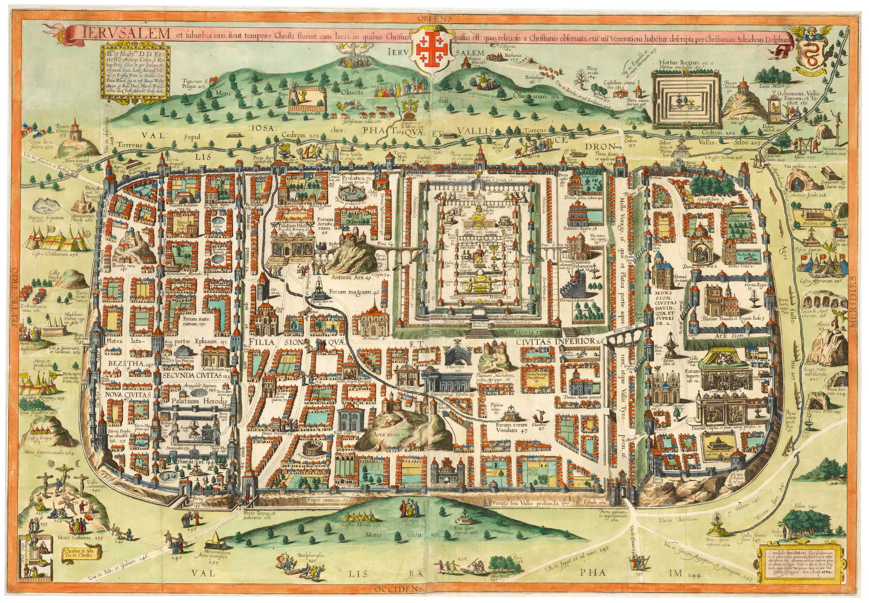 Adrichom Jerusalem 1682
