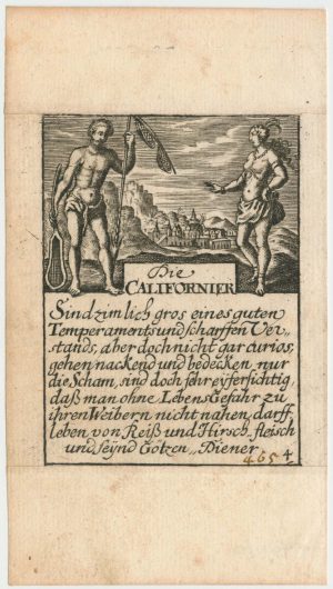 German playing card of California