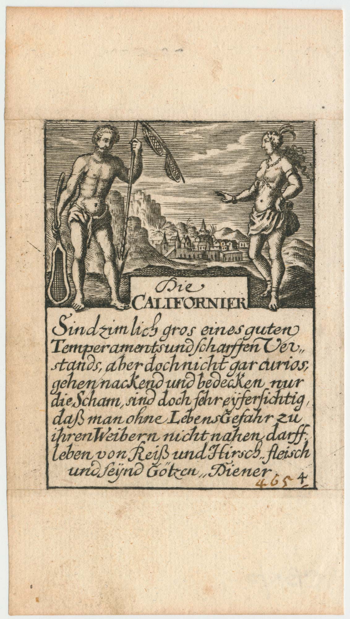 German playing card of California
