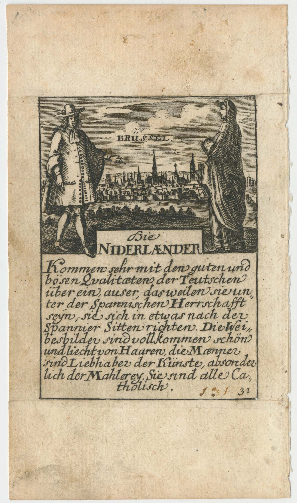 German playing card of Brussels