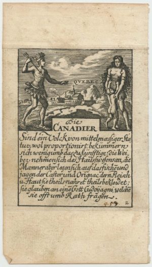 German playing card of Canada