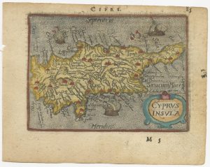 Ortelius Cyprus Galle