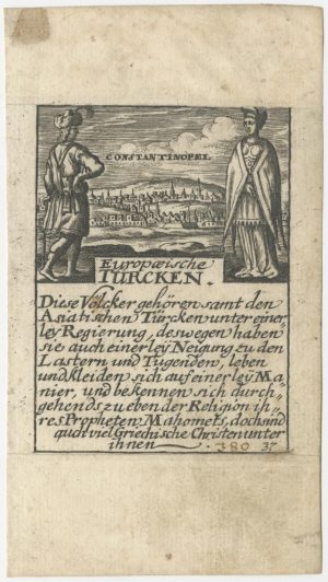 German playing card of Constantinople