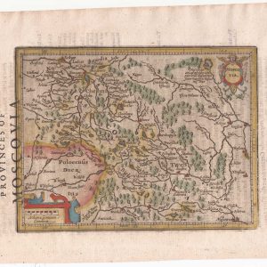 Hondius Moscovia English Miniature