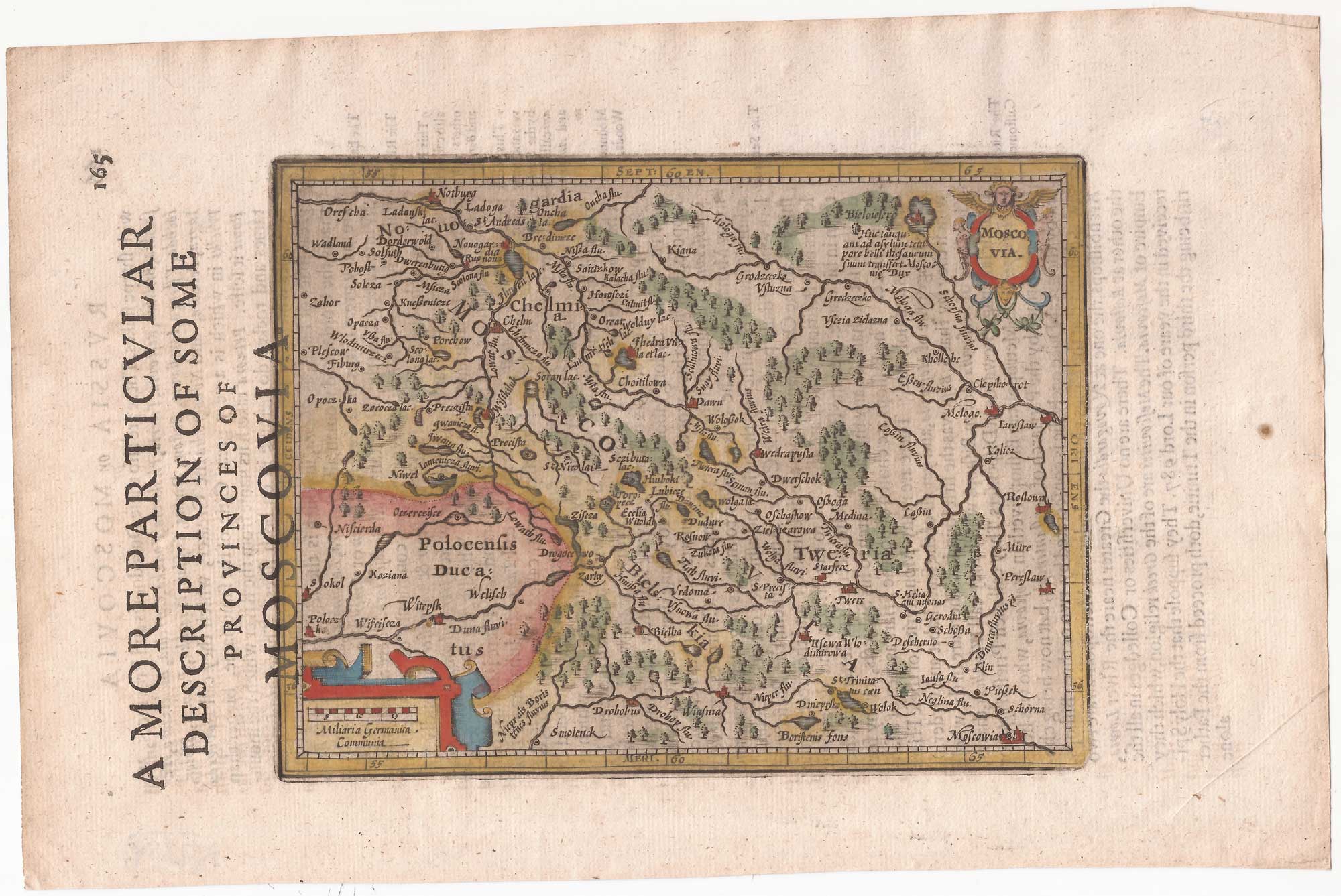 Hondius Moscovia English Miniature