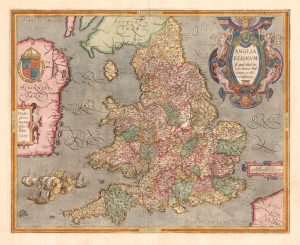 Ortelius-Saxton England