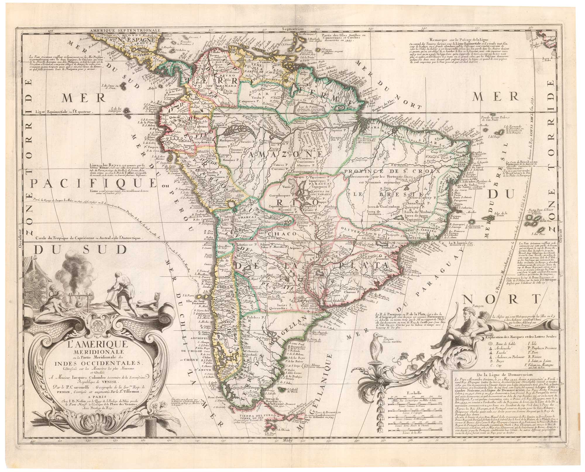 Coronelli Nolin South America