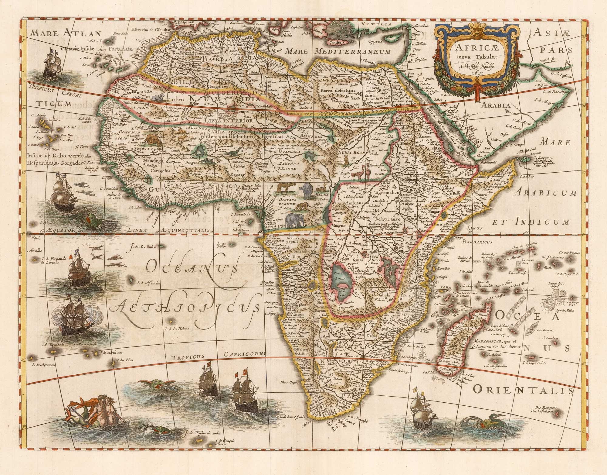 Hondius Africa 1631